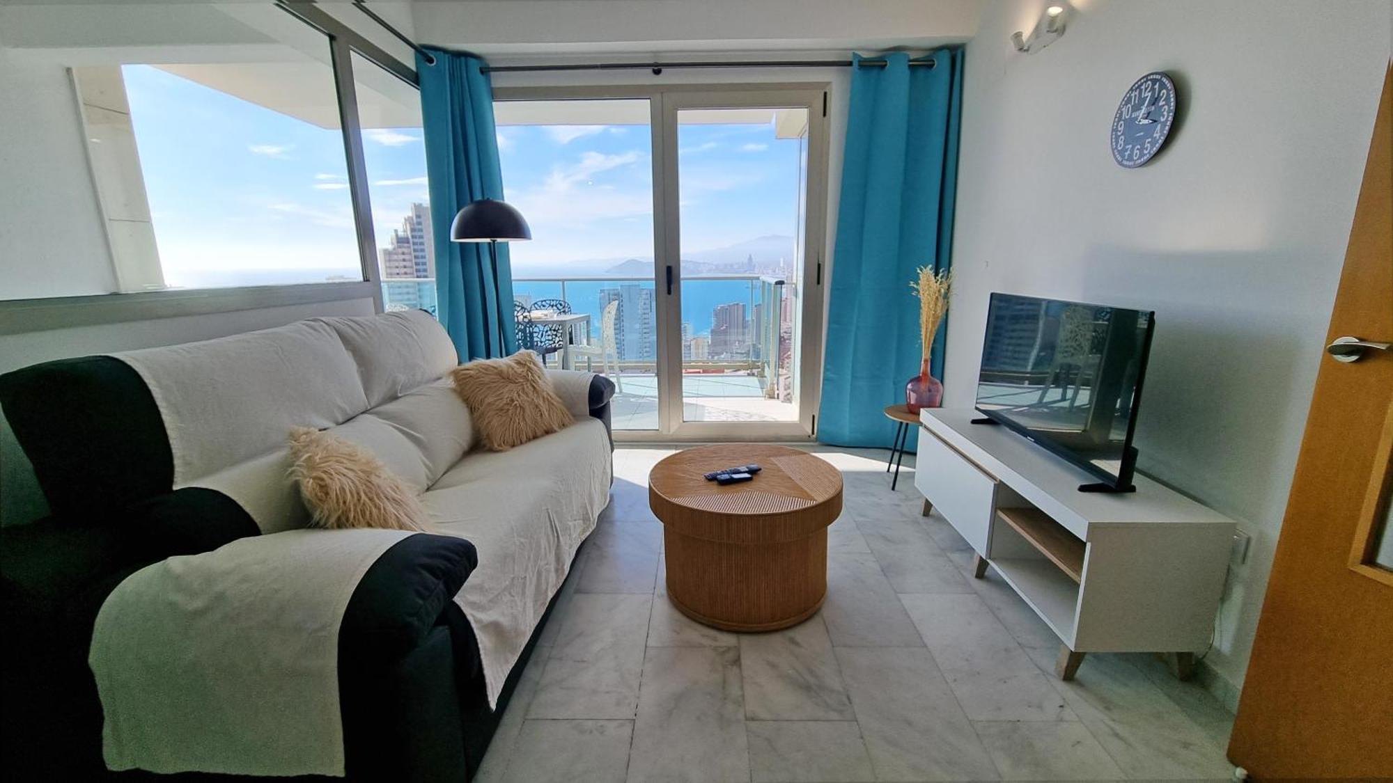 Apartamento Skyline 18 Terraza Privada Con Impresionantes Vistas Al Mar Benidorm Exterior foto